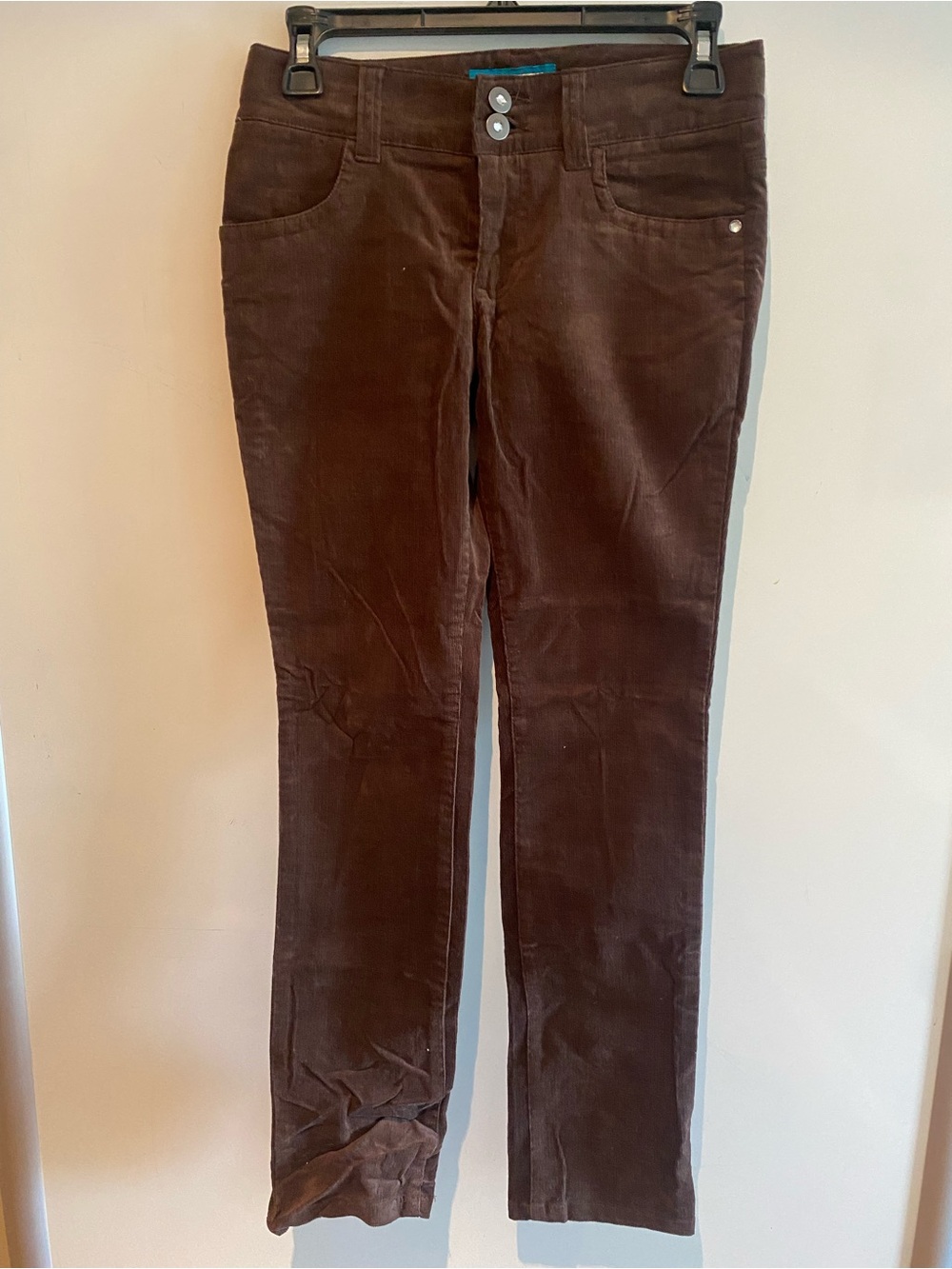 Girl’s Brown Corduroy Jeans - Classic Straight Fit